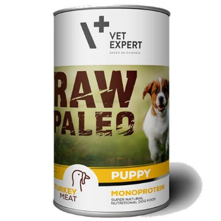 VETEXPERT Raw Paleo Puppy γαλοπούλα 400g