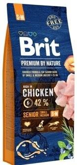 Brit Premium By Nature Senior S+M με κοτόπουλο 15kg